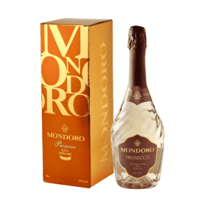 Вино игристое Mondoro Prosecco белое сухое 0,75 л в подарочной упаковке